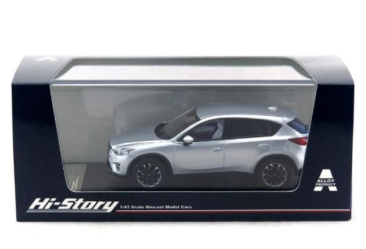 [ Back-order ] Hi-Story HS136SL 1:43 MAZDA CX-5 (2015) Sonic Silver Metallic Diecast