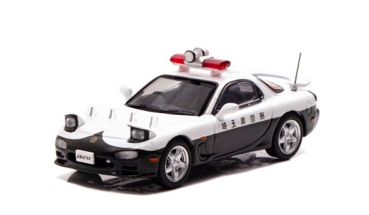 H7640022 RAI'S 1:64 Mazda RX-7 (FD3S) Saitama Prefectural Police High Speed Corps Vehicle (853)