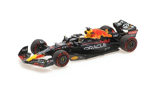 417220601 MINICHAMPS 1:43 Oracle Red Bull Racing RB18 Max Verstappen Spanish GP 2022 Winner