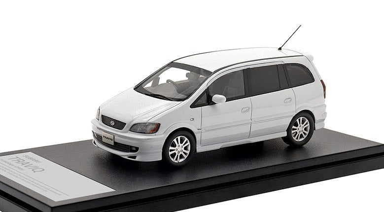 [ Back-order ] Hi-Story HS419WH 1:43 SUBARU TRAVIQ S-package (2001) Casablanca White Resin