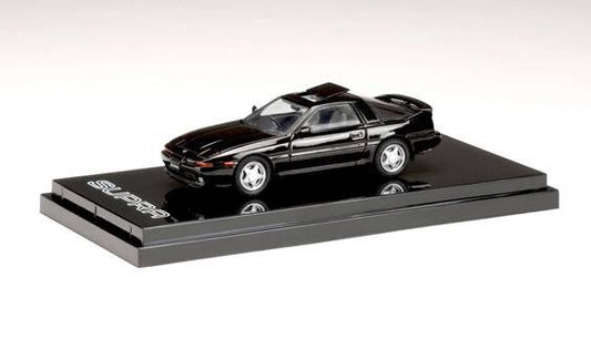 [ Back-order ] Hobby Japan HJ642026LBM 1:64 Toyota SUPRA (A70) 2.5GT TWIN TURBO LIMITED with Outer Sliding Sunroof Parts Black Pearl