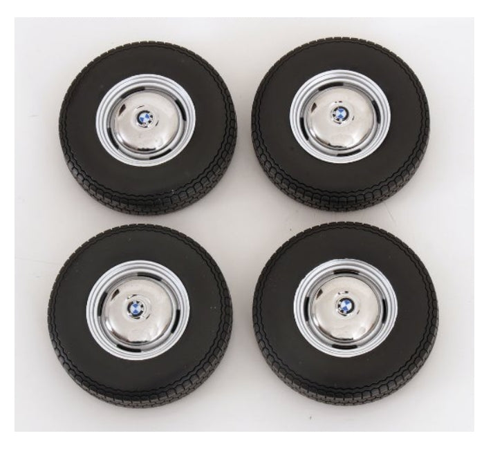 KKDCACC047 KK scale 1:12 BMW 02 tire and wheel set #3
