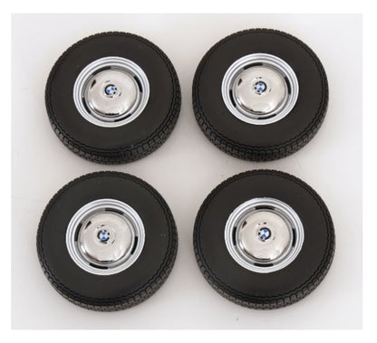 KKDCACC047 KK scale 1:12 BMW 02 tire and wheel set #3