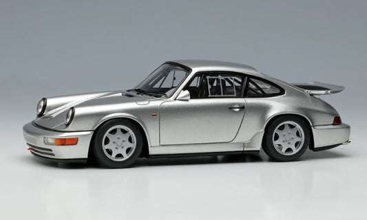 [ Back-order ] Make Up VISION VM164D 1:43 Porsche 911(964) Carrera 4 Lightweight 1990 Silver