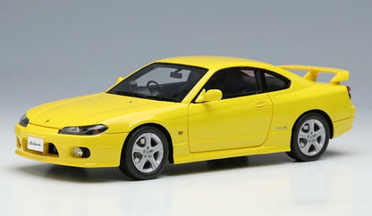 [ Back-order ] Make Up EIDOLON EM628E 1:43 Nissan Silvia (S15) Spec R Aero 1999 Lightning Yellow