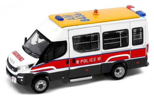 [ Back-order ] TINY ATC65352 1:76 Tiny City No.20 IVECO Daily Police Patrol Car Airport District (AM8436) Diecast