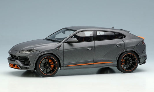 [ Back-order ] Make Up EIDOLON EM596B 1:43 Lamborghini Urus Graphite Capsule 2020 Grigioceres (Matte Dark Gray / Orange Accent)