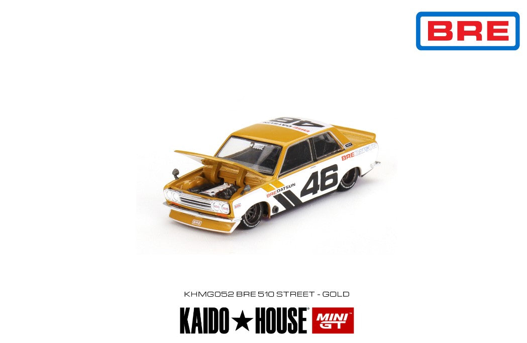 KHMG052 TSM MINI-GT 1:64 Datsun 510 Street BRE510 V3 KAIDO HOUSE LHD