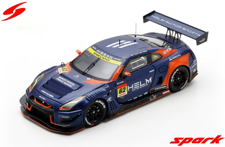 43SGT25062 Spark 1:43 HELM MOTORSPORTS GT-R HELM MOTORSPORTS #52 GT300 SUPER GT 2025 Yuya Hiraki - Reiji Hiraki