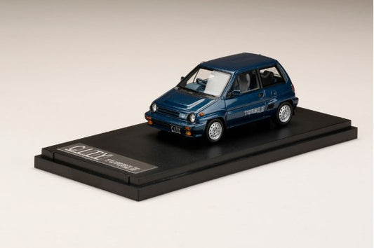 [ Back-order ] MARK43 PM43139BL 1:43 Honda CITY TURBO II 1983 TONIC BLUE METALLIC