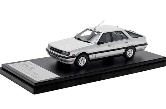 [ Back-order ] Hi-Story HS438SL 1:43 NISSAN SKYLINE HATCHBACK 2000 TURBO GT-E EX (1984) Silver Metallic Resin