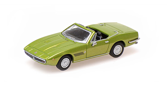 [ Back-order ] MINICHAMPS 870123034 1:87 Maserati Ghibli Spider 1969 Green Metallic model car