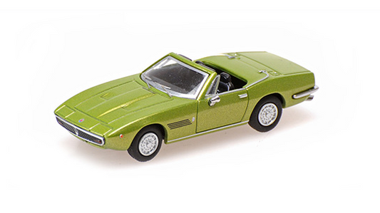 [ Back-order ] MINICHAMPS 870123034 1:87 Maserati Ghibli Spider 1969 Green Metallic model car