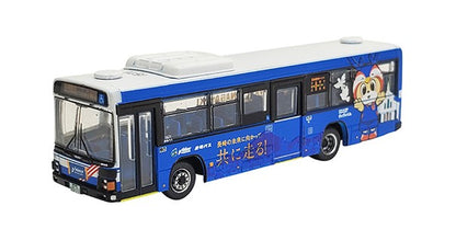 [ Back-order ] TOMYTEC 322054 The Bus Collection / Bus Colle Nagasaki Bus V Farren Nagasaki Wrapping Bus Diorama Supplies