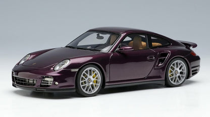 [ Back-order ] Make Up EIDOLON EM604H 1:43 Porsche 911 (997.2) Turbo S 2011 Amethyst Metallic