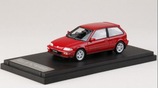 [ Back-order ] MARK43 PM4396MR 1:43 Honda Civic (EF9) SiR II With MUGEN RNR Wheel Red