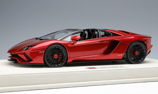 [ Back-order ] Make Up EIDOLON EML055C 1:18 Lamborghini Aventador S Roadster 2017 Red