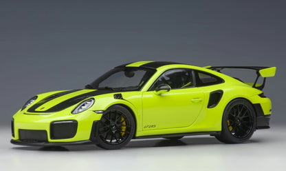 78187 AUTOart 1:18 Porsche 911 (991.2) GT2 RS Weissach Package Light Green / Carbon Black