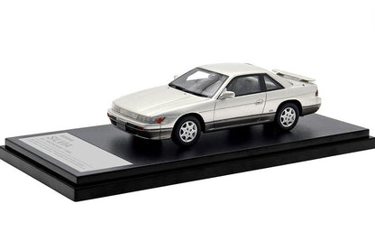 [ Back-order ] Hi-Story HS450YE 1:43 NISSAN SILVIA Q's DIA PACKAGE (1991) Yellowish Silver two-tone Resin