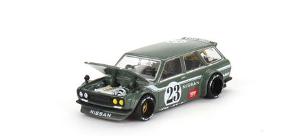 KHMG076 TSM MINI-GT 1:64 Datsun KAIDO 510 WAGON Carbon Fiber V3 RHD