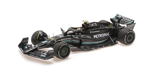 110230144 MINICHAMPS 1:18 Mercedes AMG PETRONAS Formula One Team F1 W14 E Performance Lewis Hamilton 2023