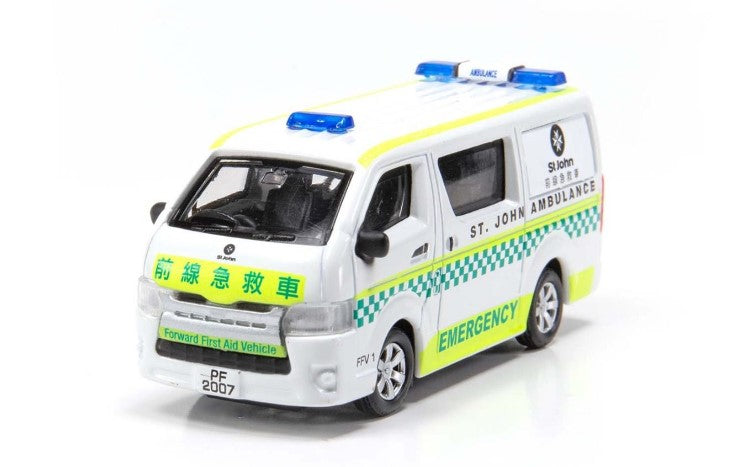 [ Back-order ] TINY ATC64473 1:64 Tiny City No.21 Toyota Hiace St John (PF2007) Diecast