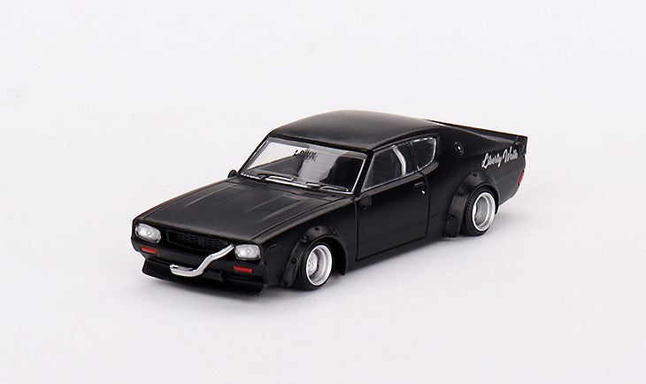 MGT00655-R TSM MINI-GT 1:64 Nissan Skyline Kenmeri Liberty Walk Matte Black