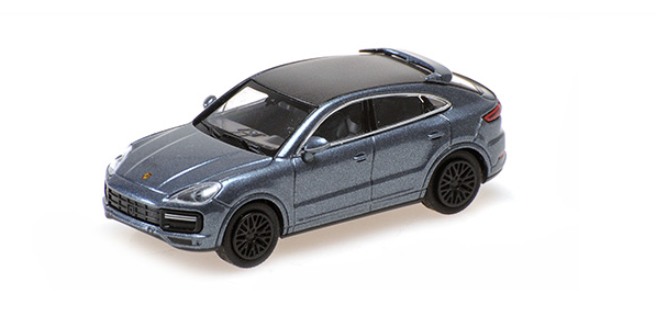 [ Back-order ] MINICHAMPS 870069124 1:87 Porsche Cayenne Coupe 2019 Blue Metallic model car