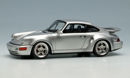 [ Back-order ] Make Up VISION VM159B 1:43 Porsche 911(964) Turbo S Lightweight 1993 Silver