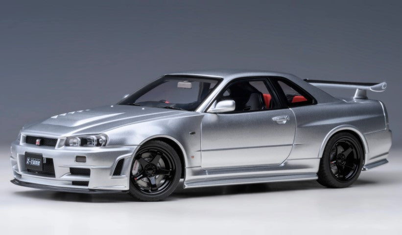 77461 AUTOart 1:18 Nissan NISMO R34 GT-R Z-tune (Z-tune Silver)