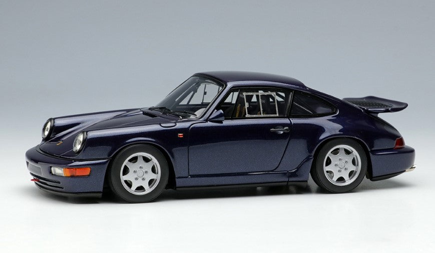 [ Back-order ] Make Up VISION VM164E 1:43 Porsche 911(964) Carrera 4 Lightweight 1990 Midnight Blue