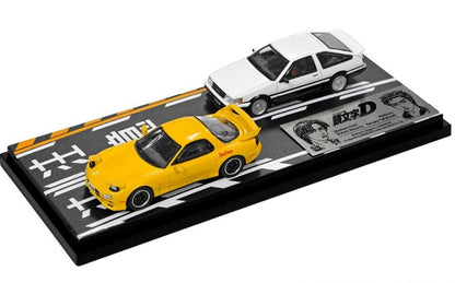 [ Back-order ] MODELER'S MD64216 1:64 Initial D Set Vol.16 Wataru Akiyama Levin Turbo (AE86) & Keisuke Takahashi RX-7 (FD3S)