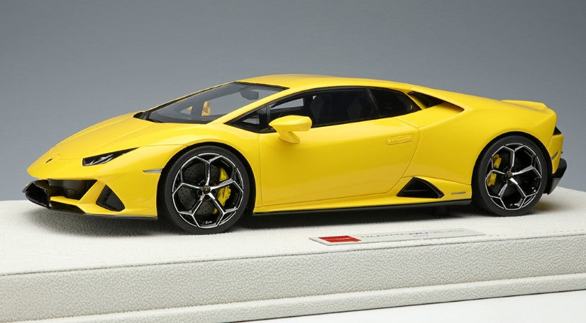 [ Back-order ] Make Up EIDOLON EML031D 1:18 Lamborghini Huracan EVO 2019 (Achille Wheel) Pearl Yellow