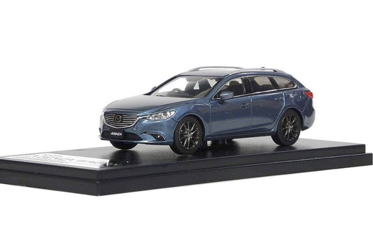 [ Back-order ] Hi-Story HS138BL 1:43 MAZDA ATENZA WAGON (2016) Blue Reflex Mica Diecast