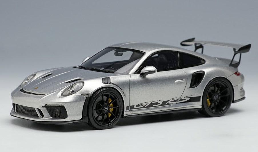 [ Back-order ] Make Up EIDOLON EM573B 1:43 Porsche 911 (991.2) GT3 RS 2018 GT Silver Metallic