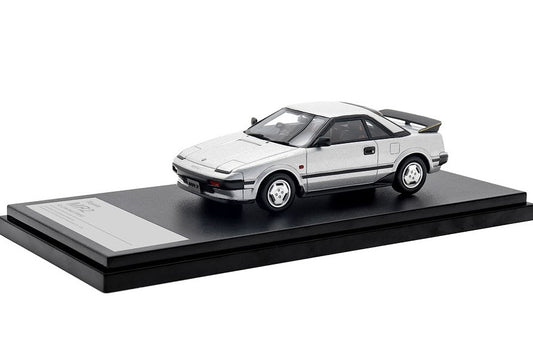 [ Back-order ] Hi-Story HS448SL 1:43 Toyota MR2 G-Limited (1984) Super Silver Metallic Resin