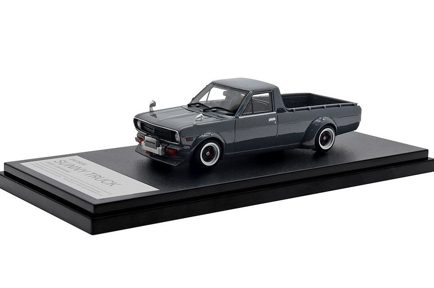 [ Back-order ] Hi-Story HS445GY 1:43 Datsun SUNNY TRUCK (1979) Customized Gray Resin