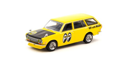 T64G-026-ME2 TARMAC WORKS 1:64 MIJO Exclusive Datsun Bluebird 510 MOONEYES