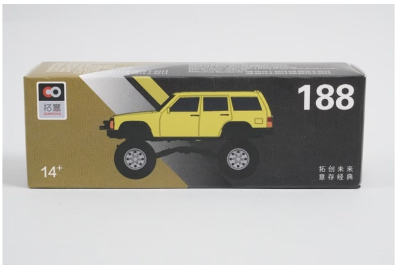188 拓意 XCARTOYS 1:64 Jeep Cherokee Yellow