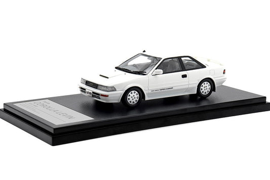 [ Back-order ] Hi-Story HS447WH 1:43 Toyota COROLLA LEVIN GT-Z (1987) Super White II Resin