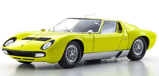 KS08317Y KYOSHO 1:18 Lamborghini Miura P400SV Yellow / Silver