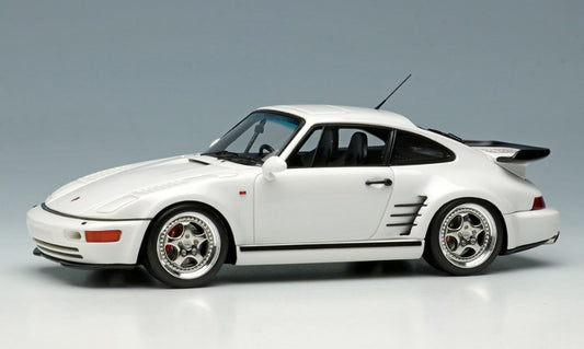 [ Back-order ] Make Up VISION VM161D 1:43 Porsche 911 (964) Turbo S Exclusive Flat Nose 1994 (For Japanese Market) Pearl White