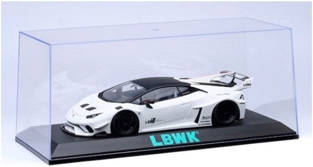 90037 AUTOart 1:18 Special Display Case 1:18 scale x 1 car "LBWK" Peppermint Green Logo *Minicar not included.