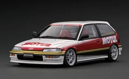 [ Back-order ] ignition model IG3123 1:18 Honda CIVIC (EF9) SiR White/Red