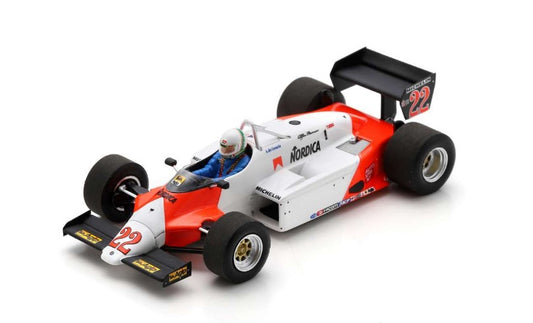 S8806 SPARK 1:43 Alfa Romeo 183T F1 South African GP 1983 #22 Andrea de Cesaris