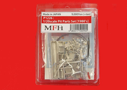 P1226 Model Factory Hiro 1:20 Pit Parts Set 1980s Detail Up Parts