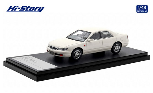 [ Back-order ] Hi-Story HS456WH 1:43 MAZDA ENFINI MS-8 2.5 Type X (1992) Cygnus White Resin