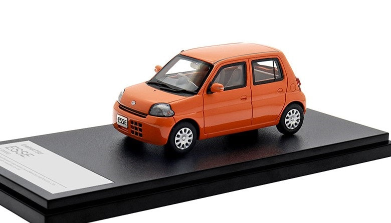 [ Back-order ] Hi-Story HS421OR 1:43 DAIHATSU ESSE X (2006) Sunset Orange Resin