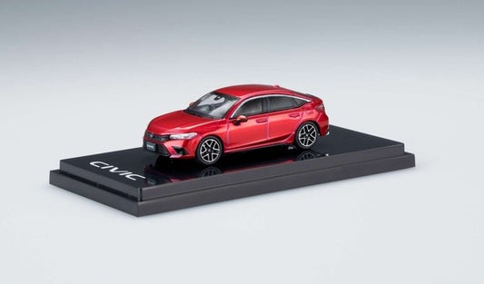 [ Back-order ] Hobby Japan HJ641046LR 1:64 Honda civic (FL1) LX Premium Crystal Red Metallic