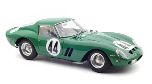 M-248 CMC 1:18 Ferrari 250 GTO, RHD, Chassis #4491 2nd at GT+2.0-British GP GT race Silverstone 1963, David Piper, #44